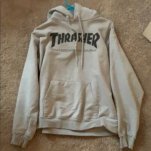 Gray thrasher hoodie